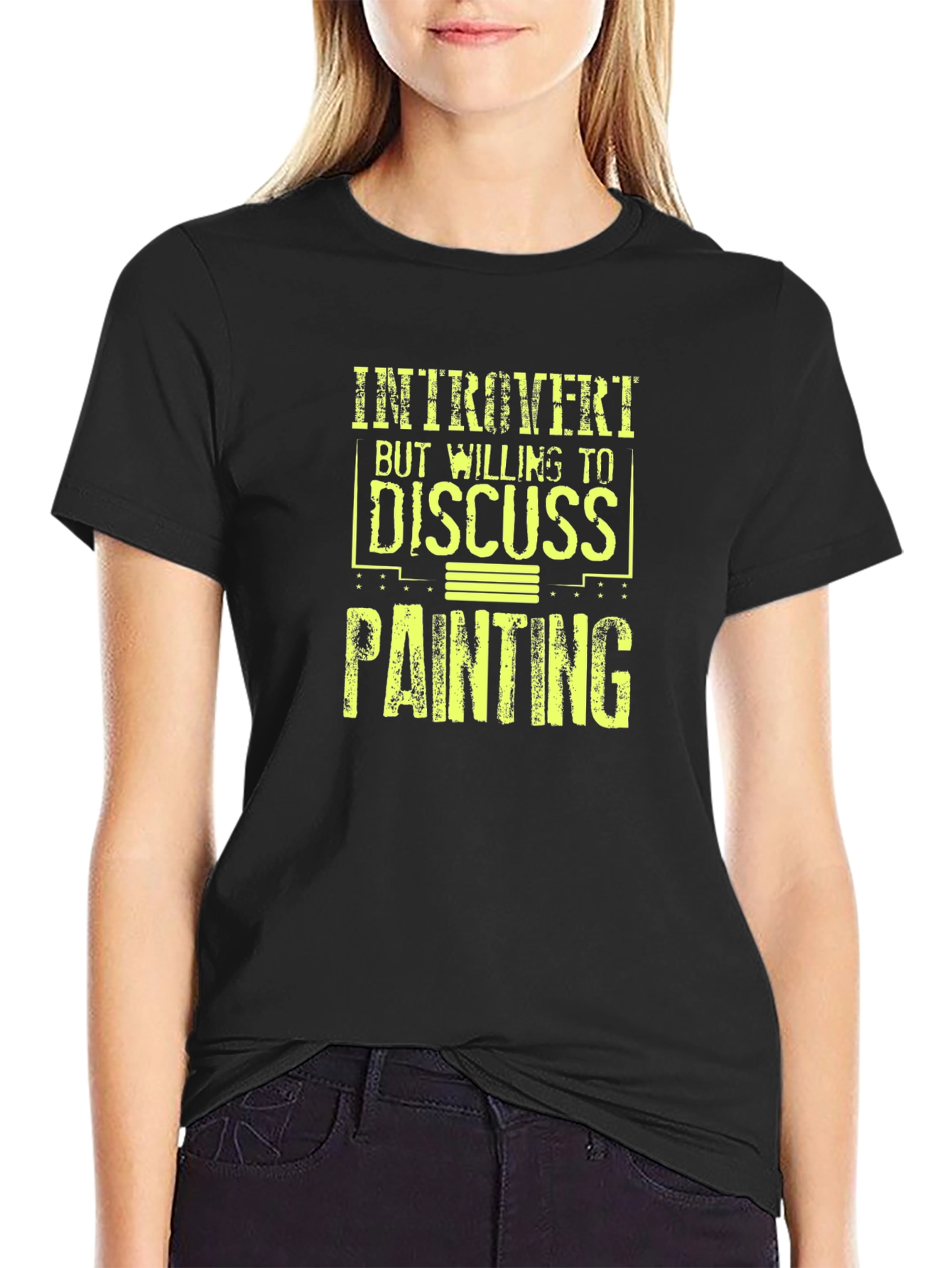 Introvert Painting Discussion T-Shirt