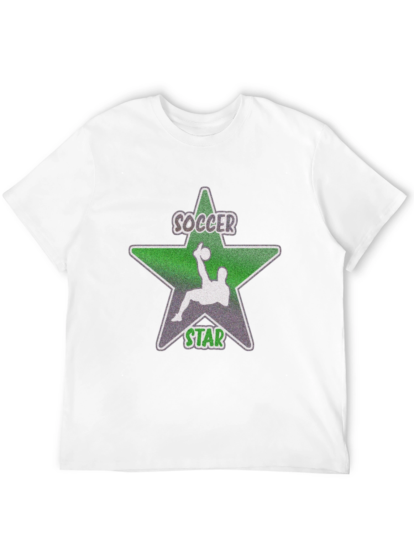 Soccer Star Graphic T-Shirt - Stylish Cotton Tee