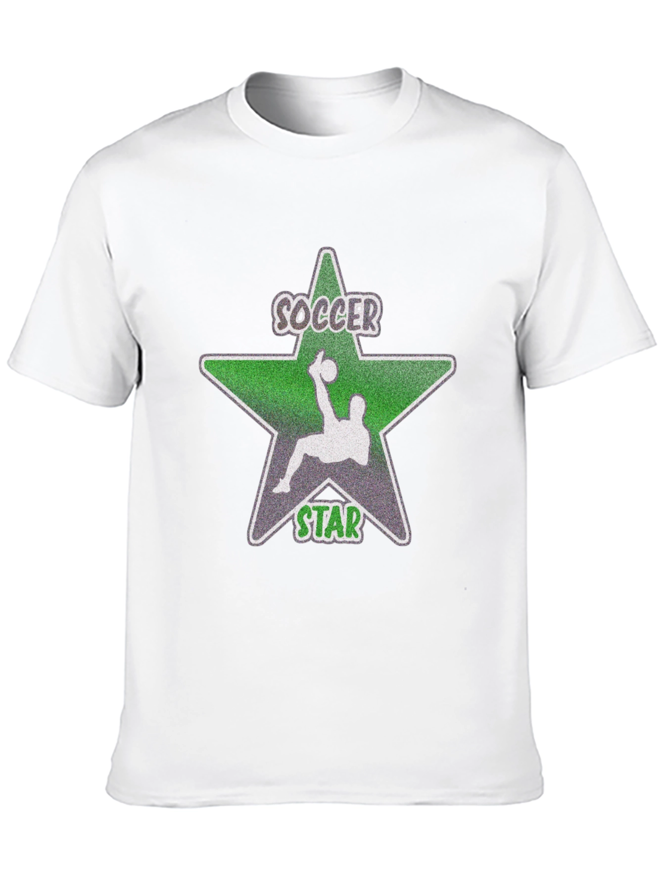 Soccer Star Graphic T-Shirt - Stylish Cotton Tee