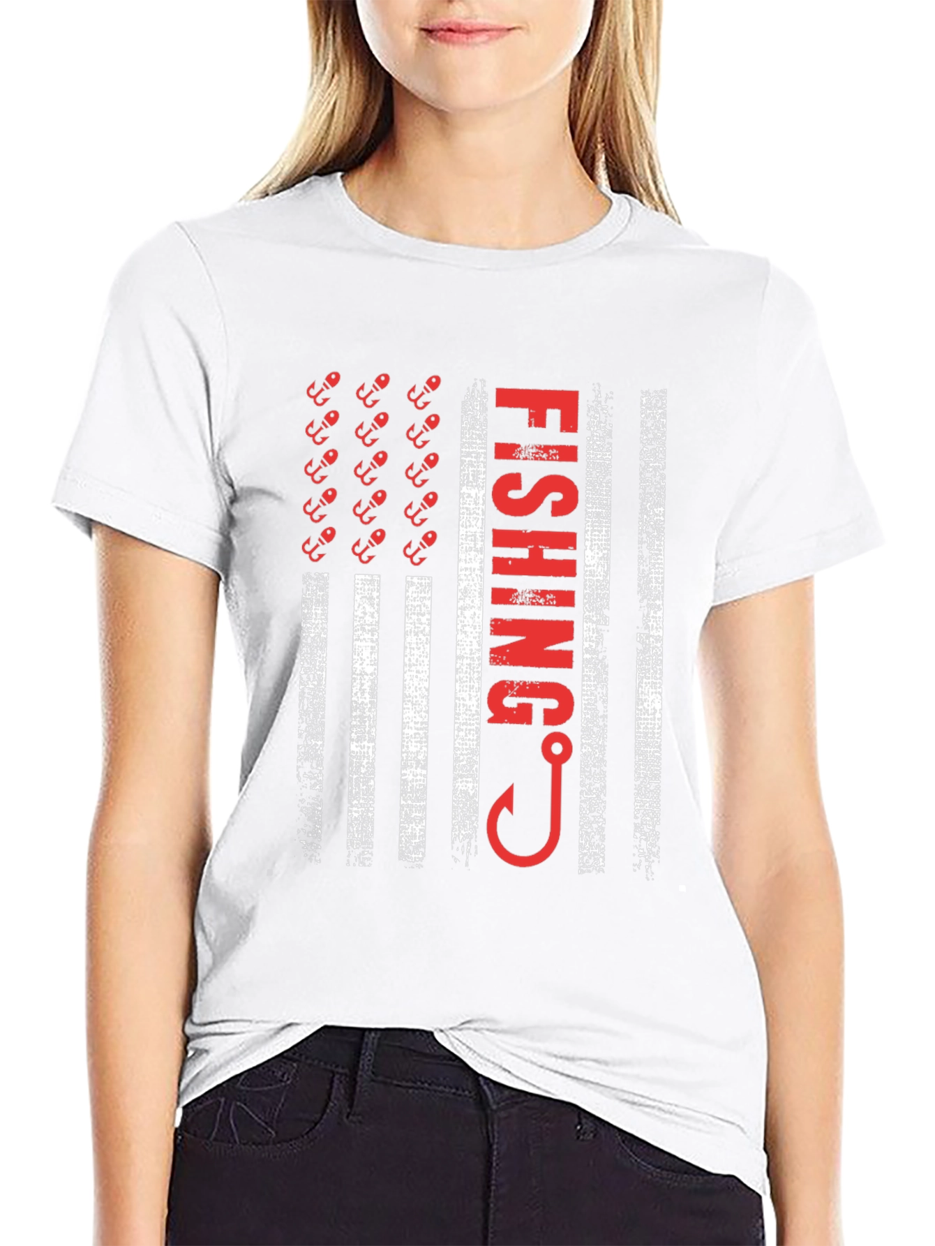 Fishing Flag T-Shirt - American Pride Tee