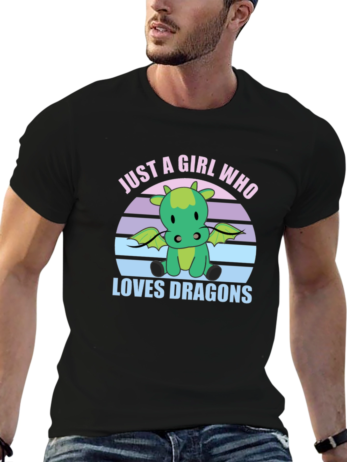 Girl Who Loves Dragons T-Shirt