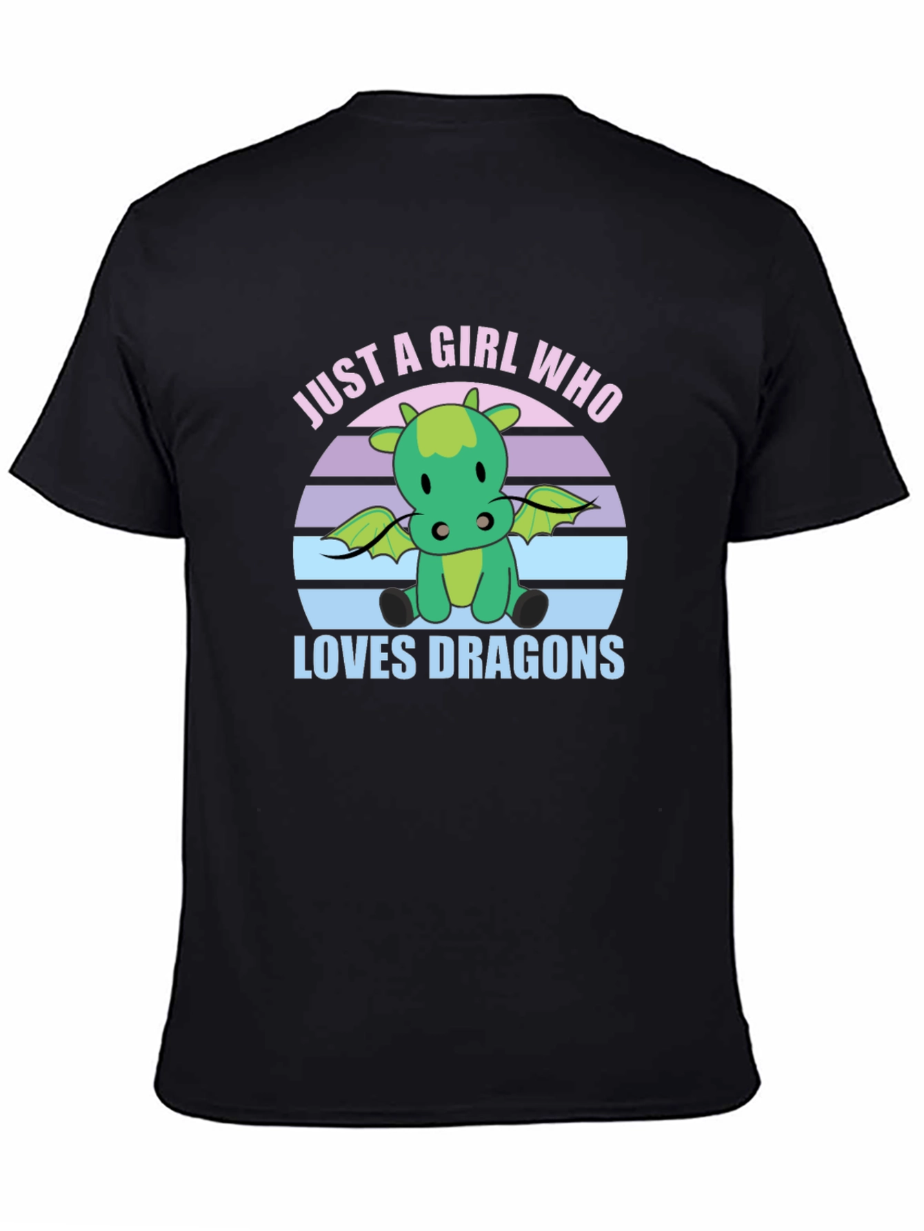 Girl Who Loves Dragons T-Shirt