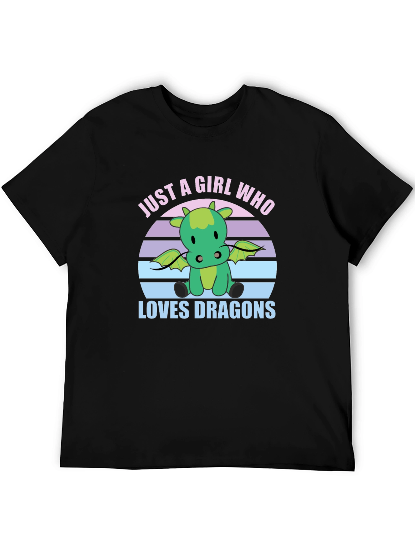 Girl Who Loves Dragons T-Shirt