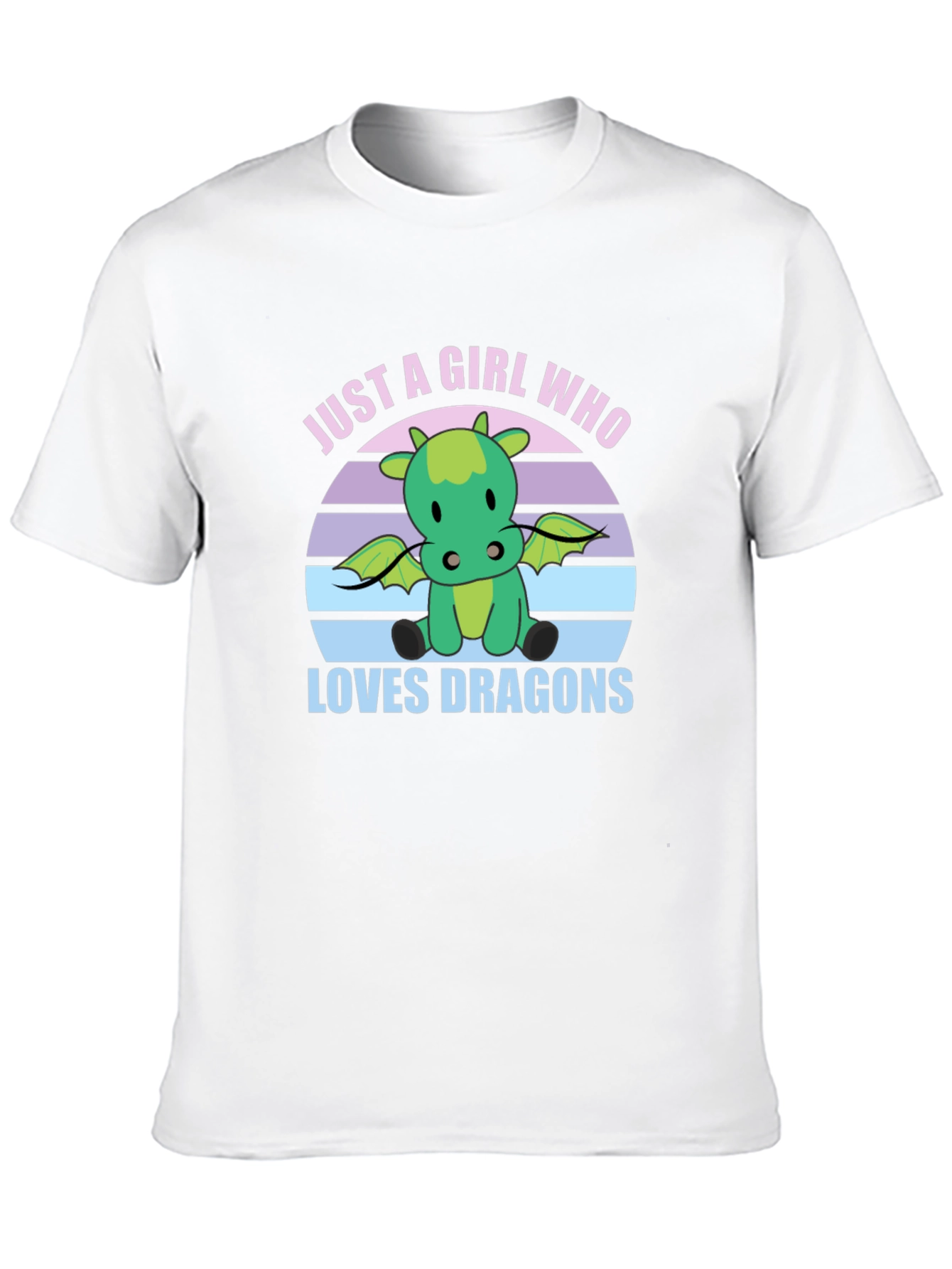 Girl Who Loves Dragons T-Shirt