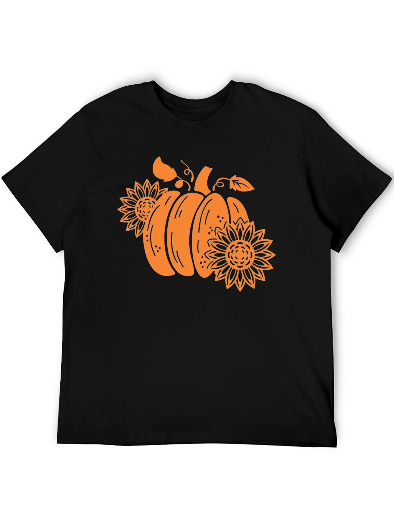 Pumpkin & Sunflower Graphic Tee - Fall Vibes