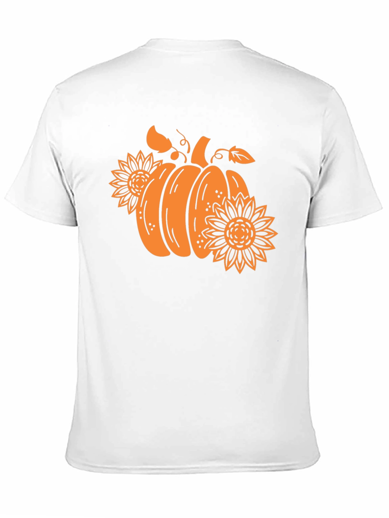 Pumpkin & Sunflower Graphic Tee - Fall Vibes