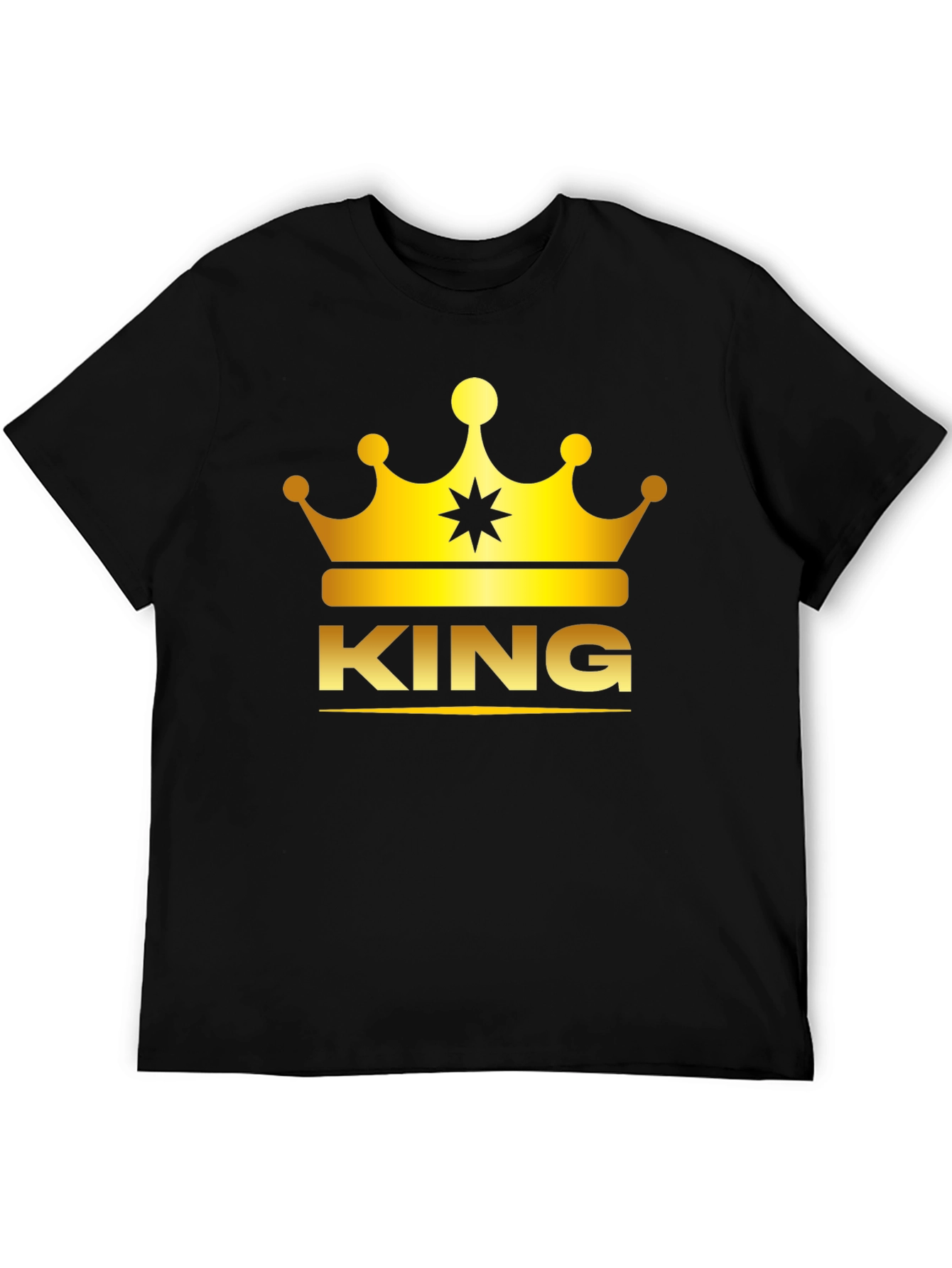 King Crown Graphic T-Shirt - Black Tee