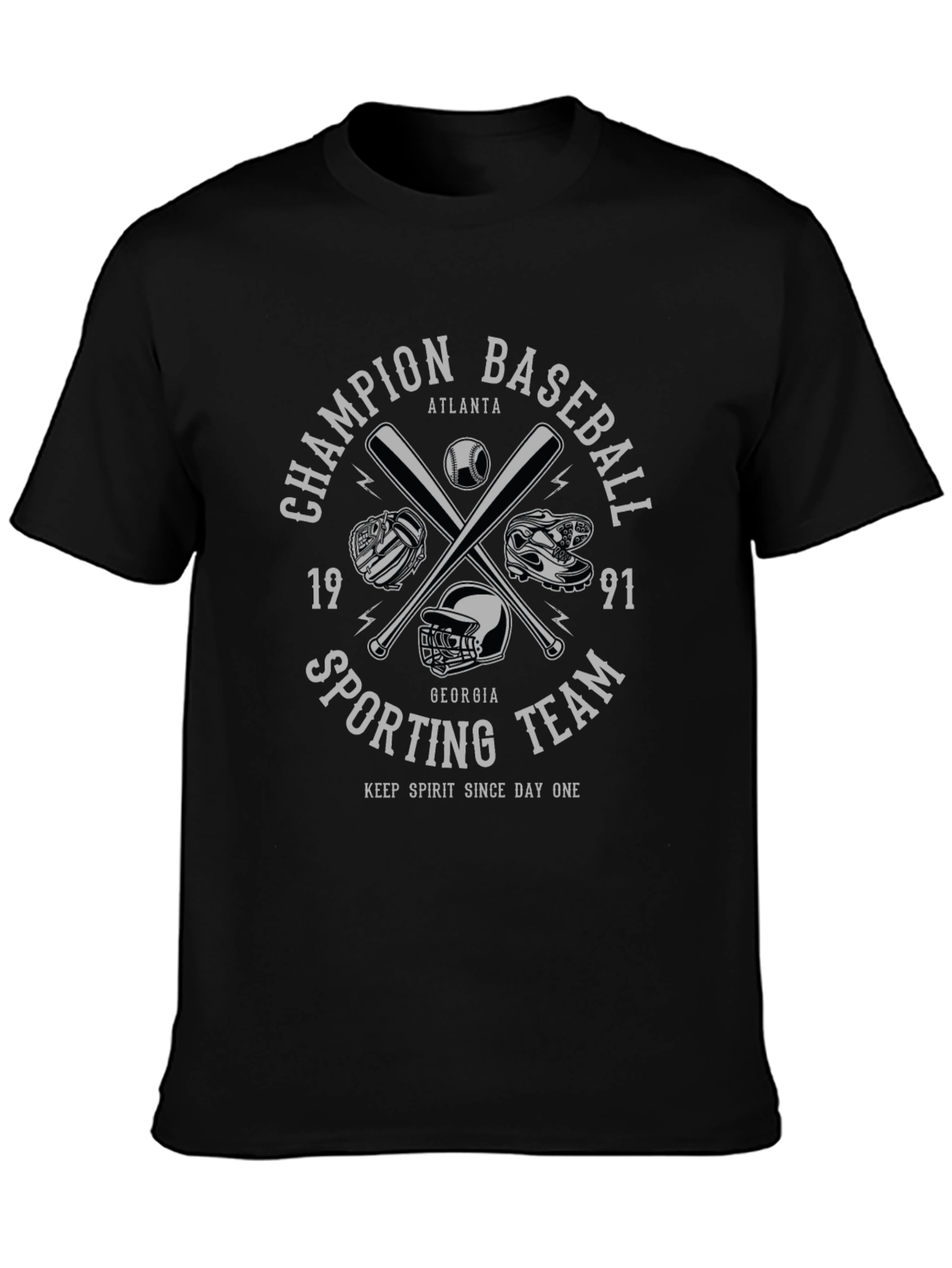 Champion Baseball Sporting Team Graphic T-Shirt