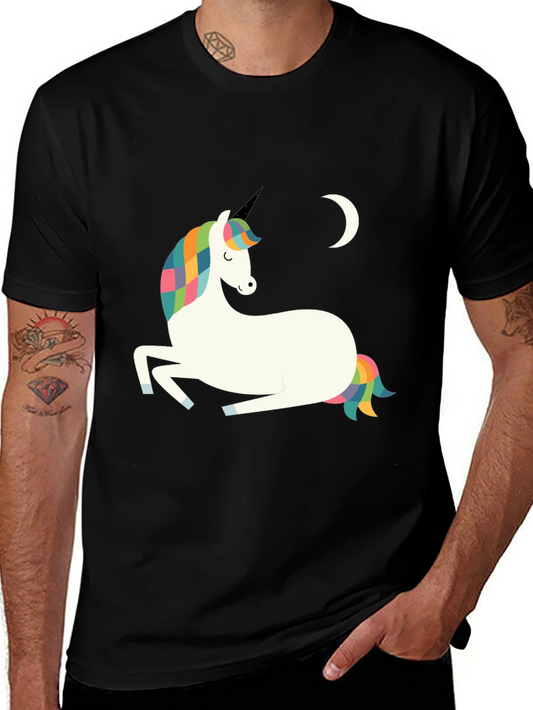 Unicorn Moon Graphic Tee - Magical Style!
