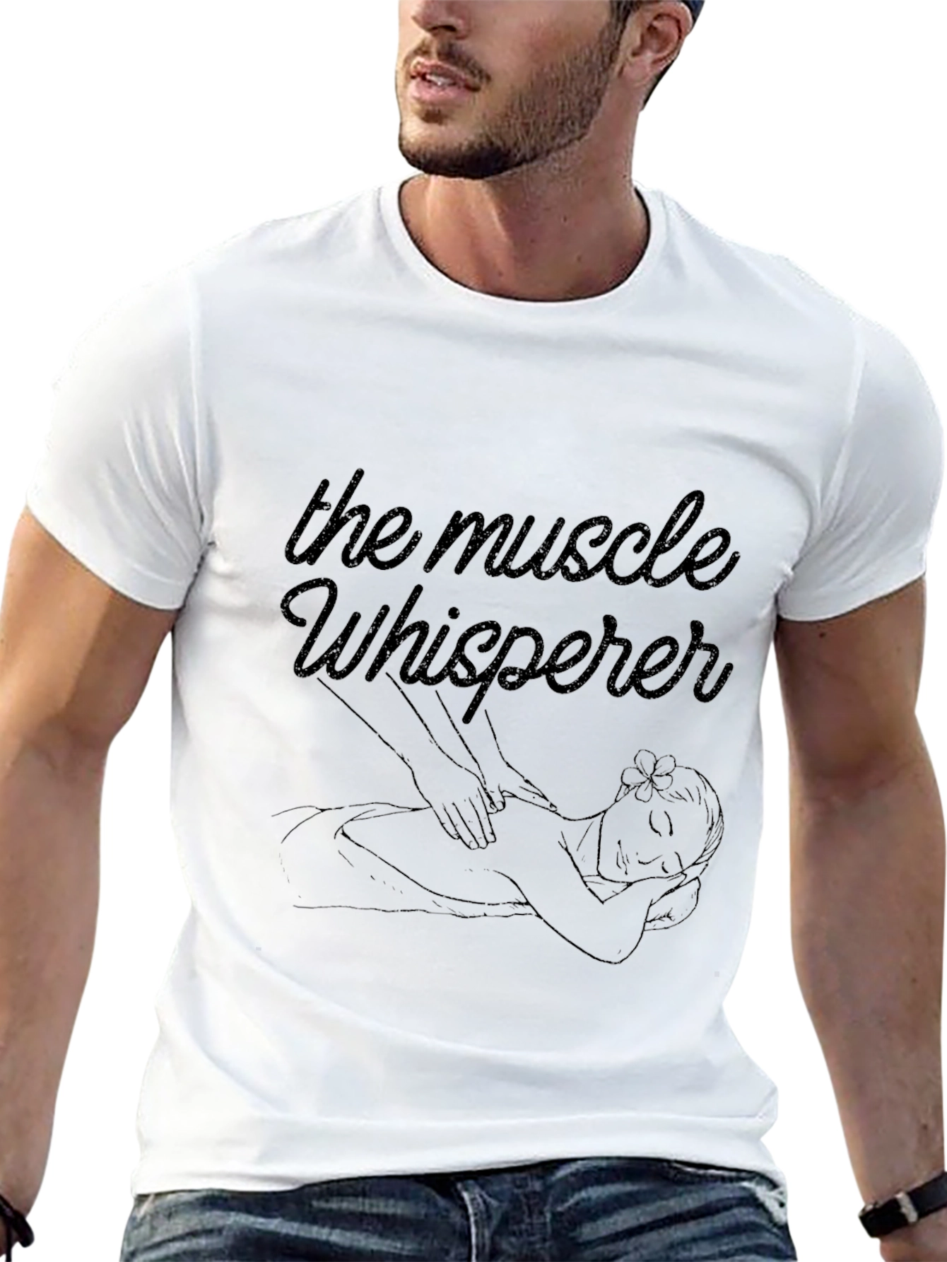 Muscle Whisperer Graphic T-Shirt - Massage Therapy