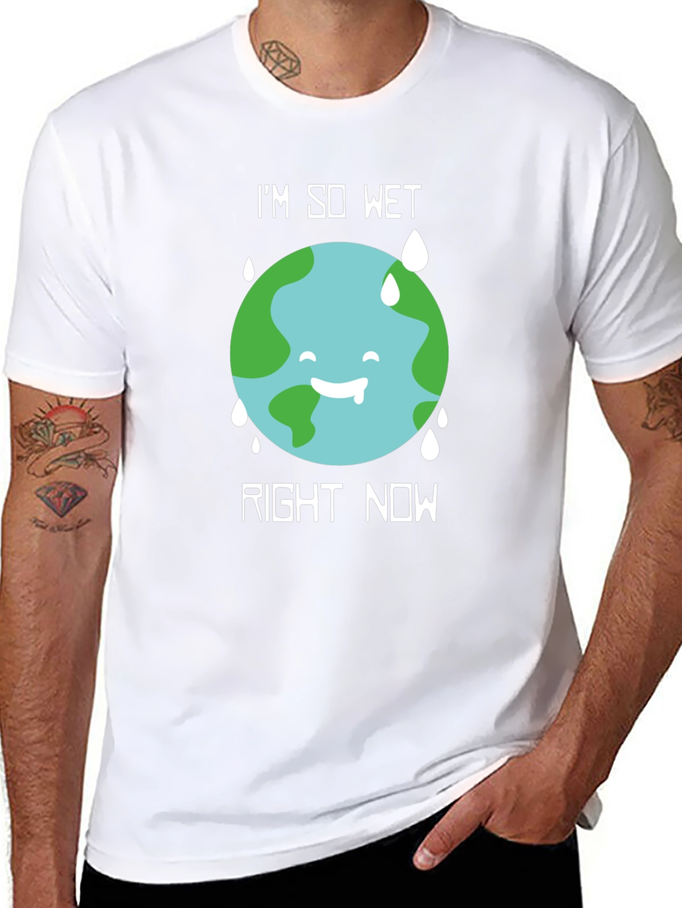 Im So Wet Earth Graphic T-Shirt
