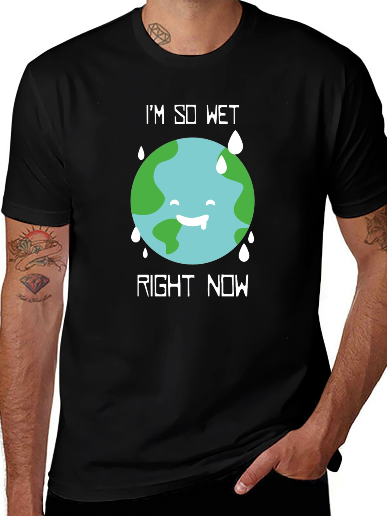 Im So Wet Earth Graphic T-Shirt