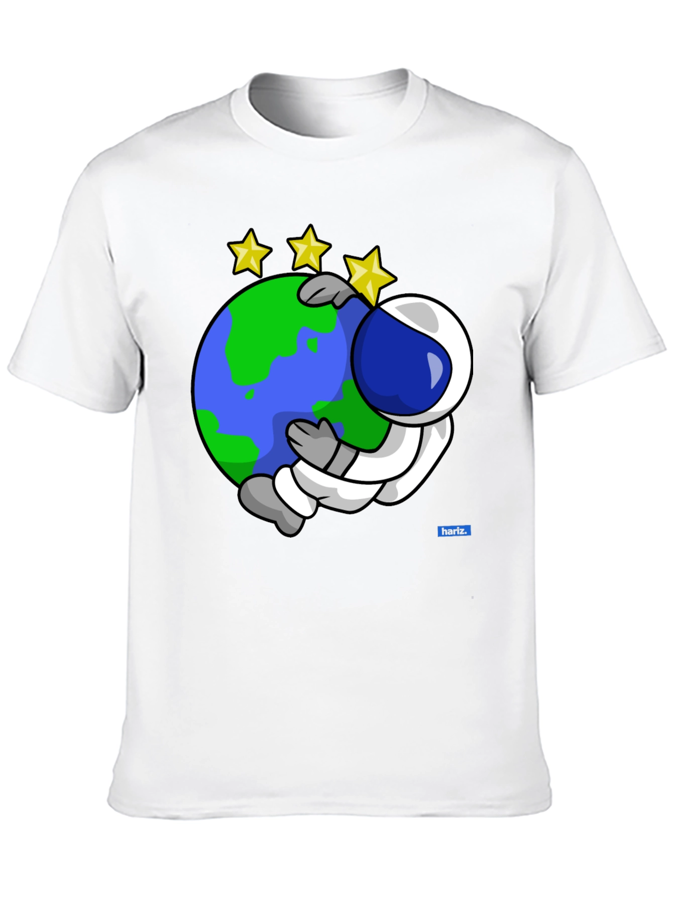 Astronaut Hugging Earth Graphic Tee