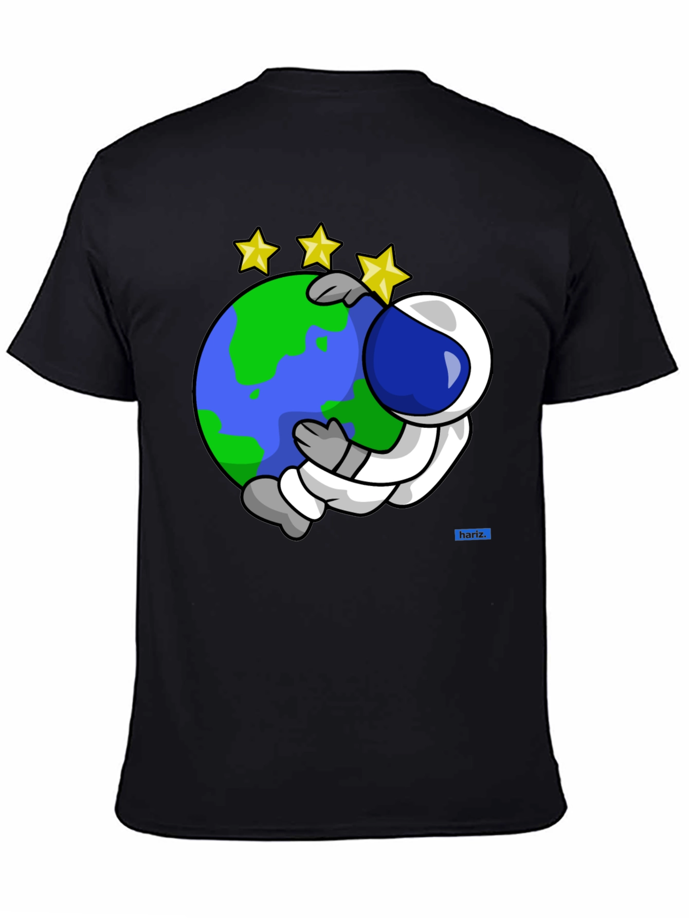 Astronaut Hugging Earth Graphic Tee
