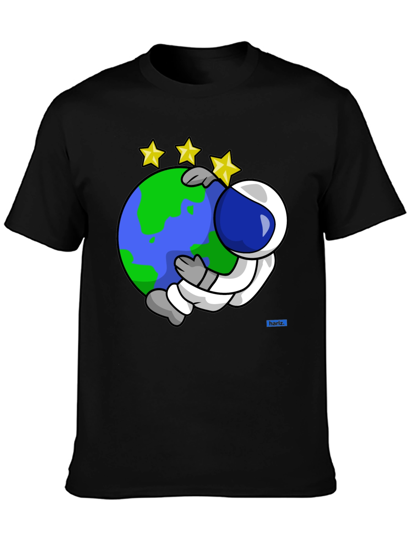 Astronaut Hugging Earth Graphic Tee