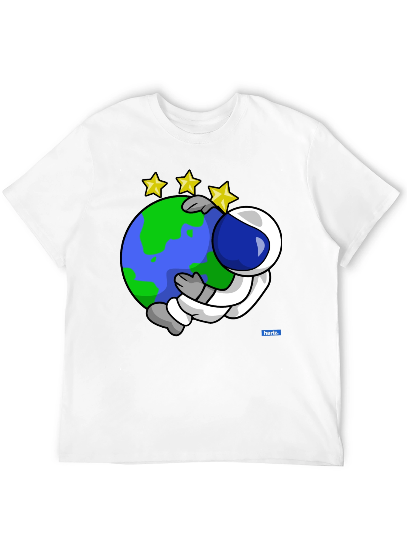 Astronaut Hugging Earth Graphic Tee