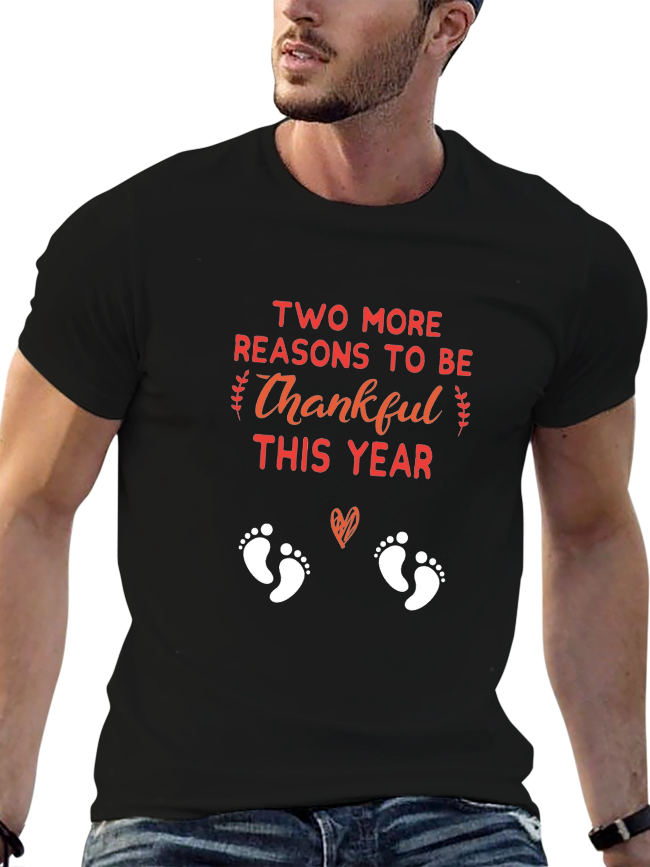Two More Reasons to Be Thankful Pregnancy T-Shirt