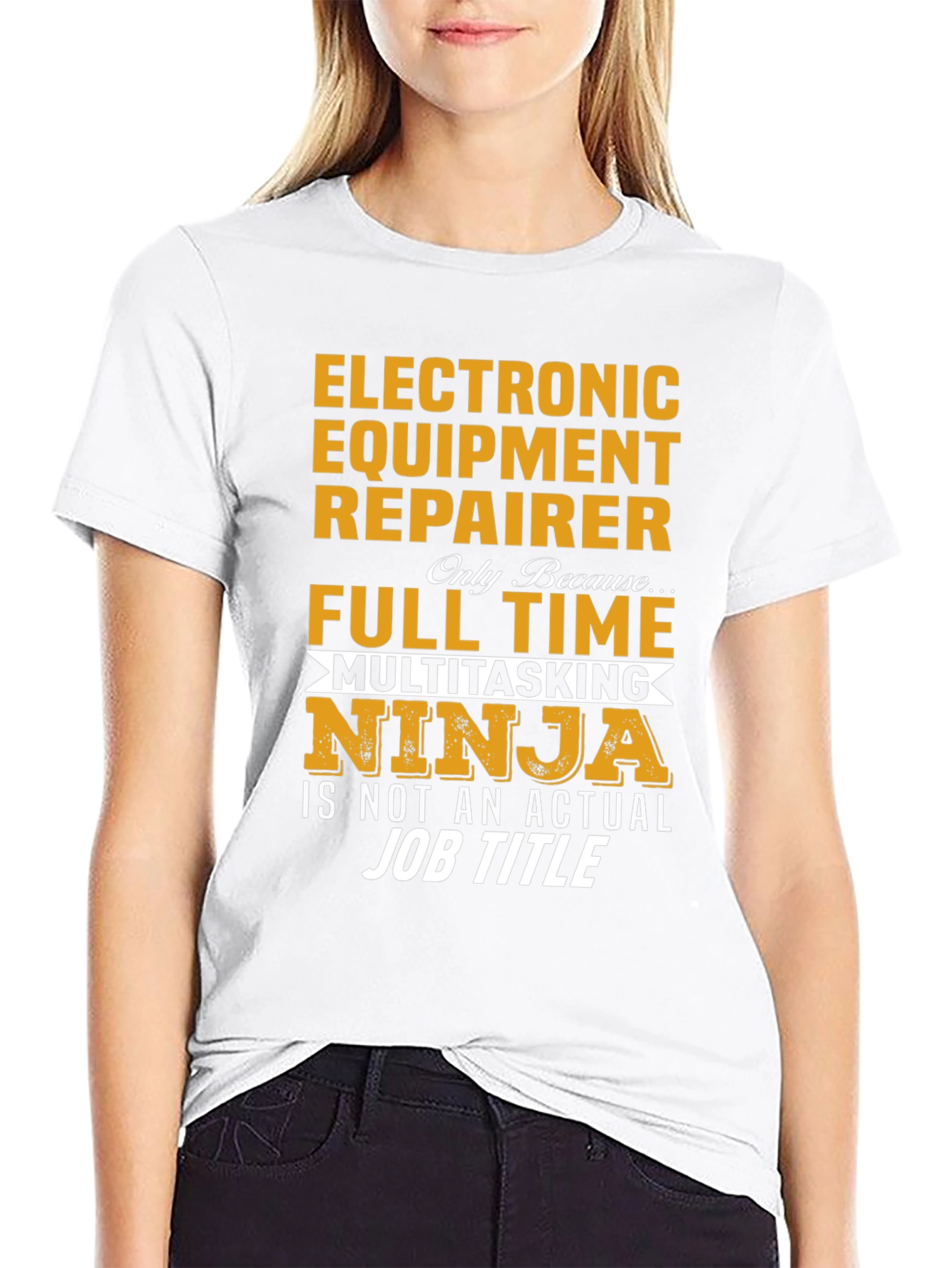 Electronic Equipment Repairer Multitasking Ninja T-Shirt