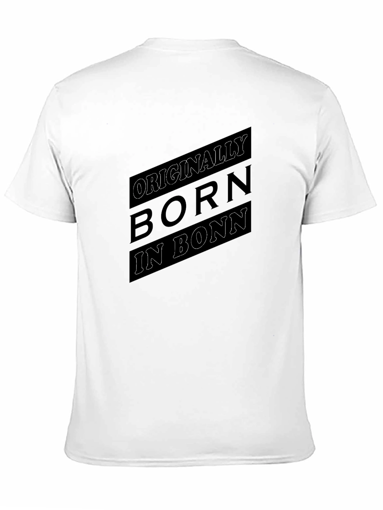 Born in Bonn T-Shirt - Black Graphic Tee