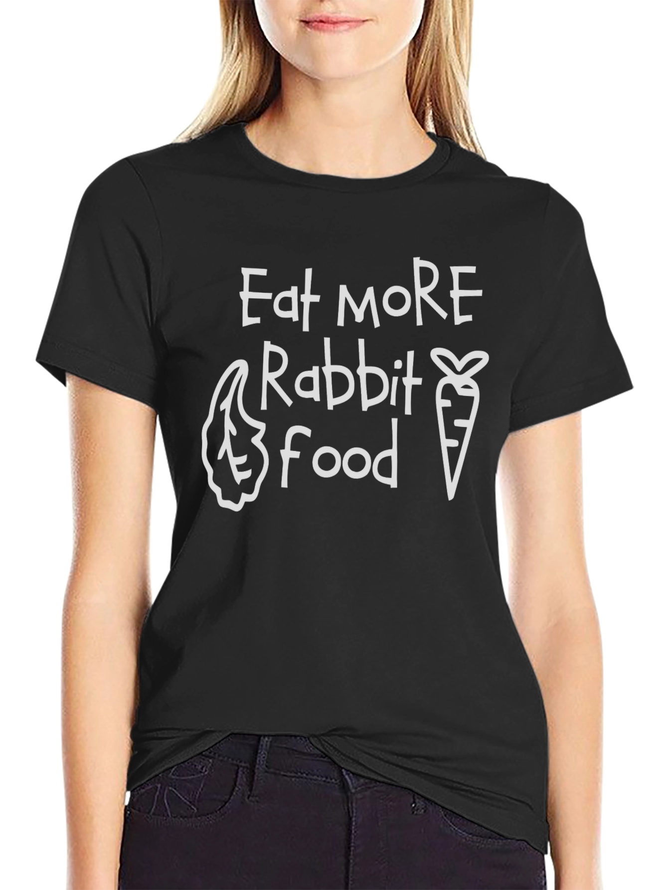 Eat More Rabbit Food Graphic Tee
