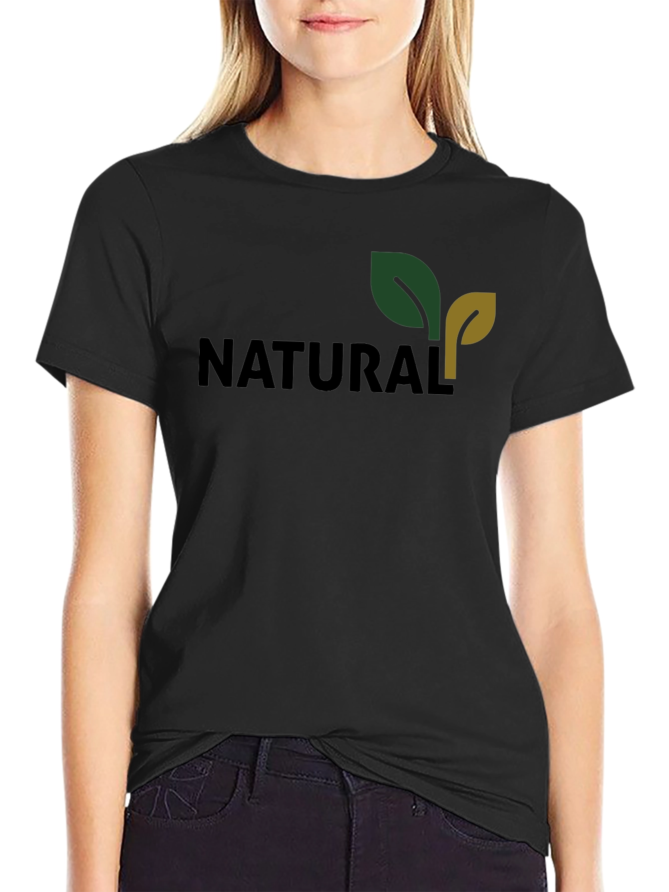 Natural Graphic Print Tee - Soft Cotton Comfort