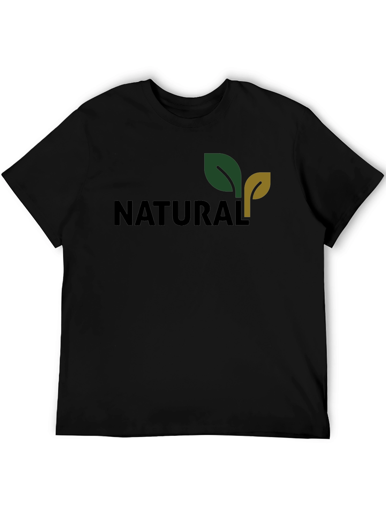 Natural Graphic Print Tee - Soft Cotton Comfort