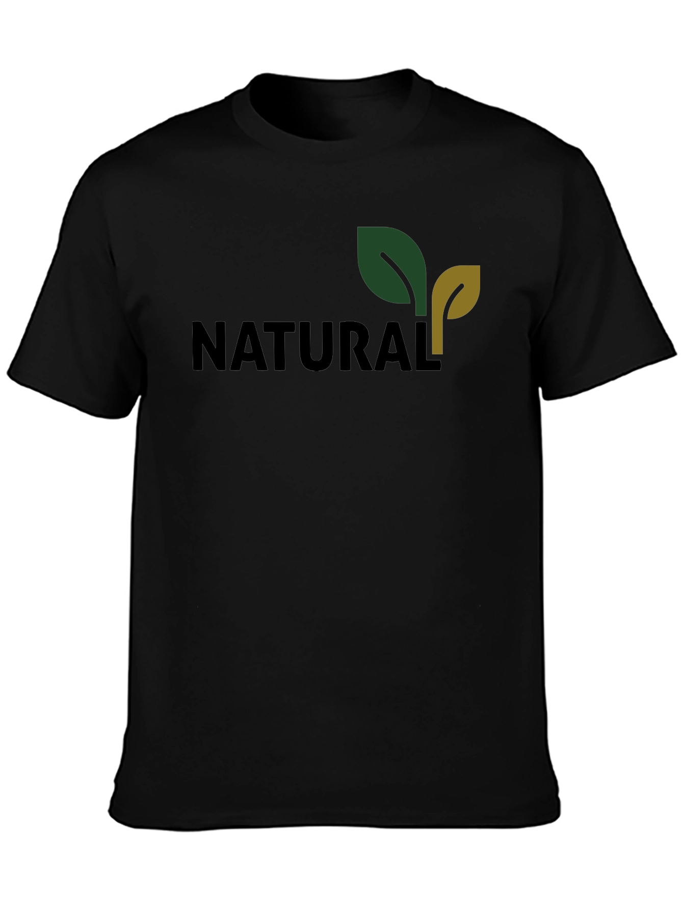 Natural Graphic Print Tee - Soft Cotton Comfort
