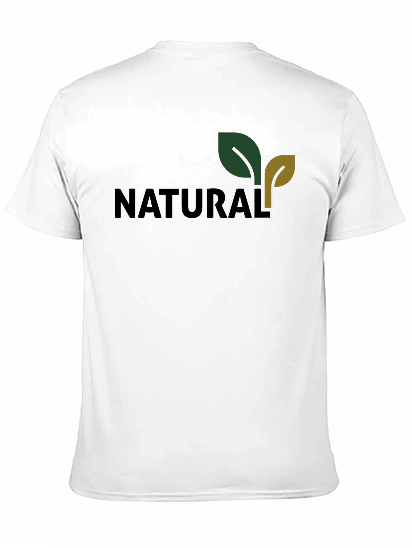 Natural Graphic Print Tee - Soft Cotton Comfort