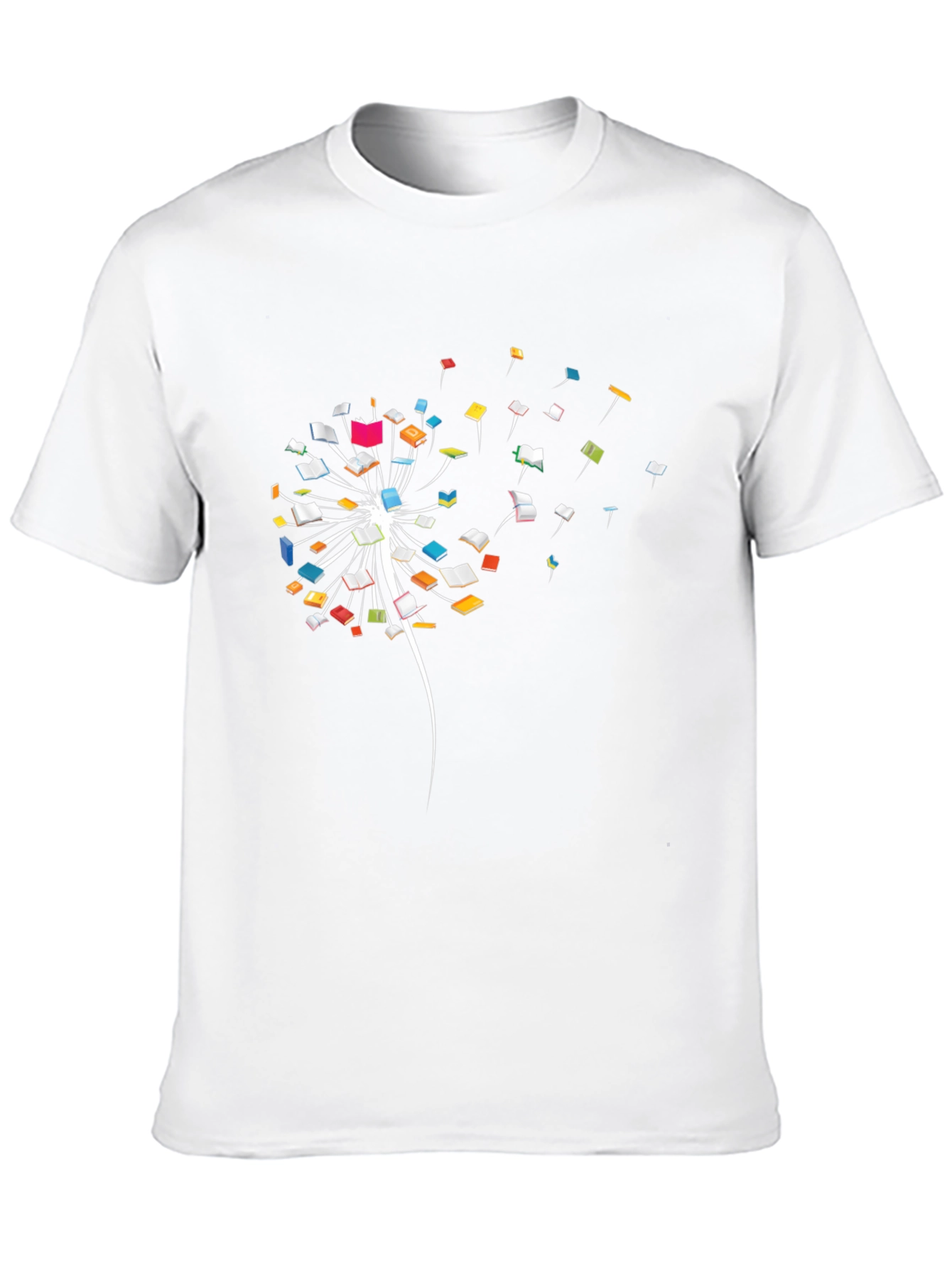Dandelion Book T-Shirt - Unique Reading Inspired Tee