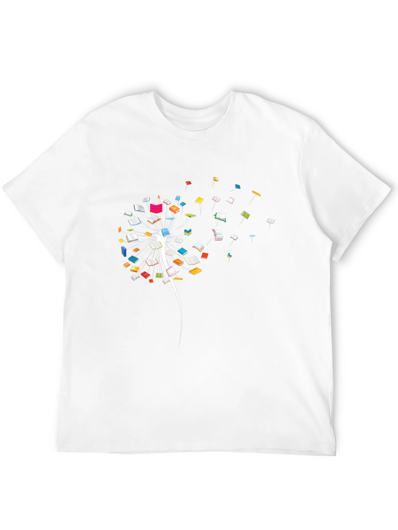 Dandelion Book T-Shirt - Unique Reading Inspired Tee