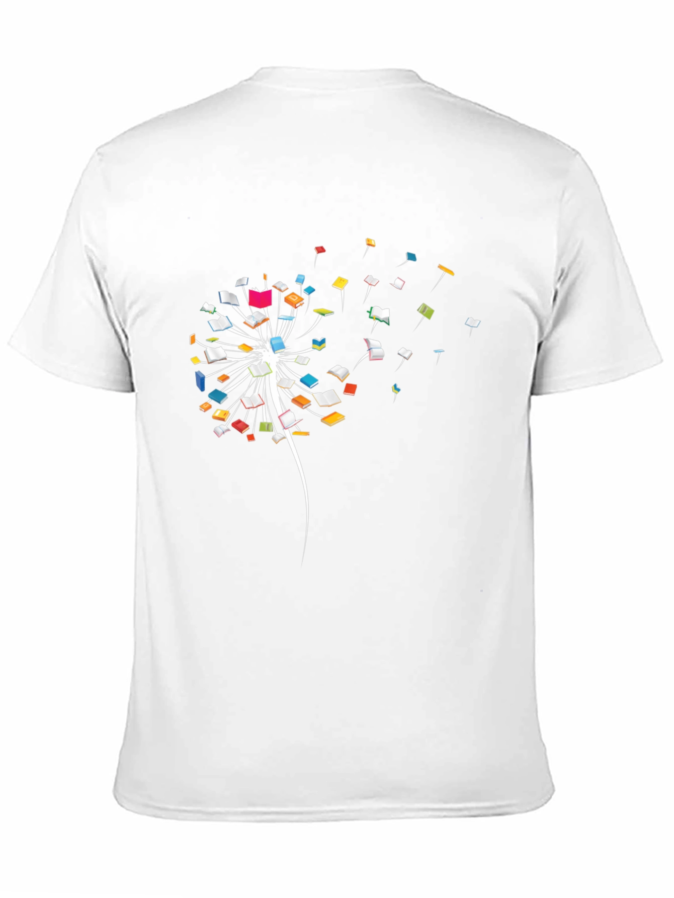 Dandelion Book T-Shirt - Unique Reading Inspired Tee