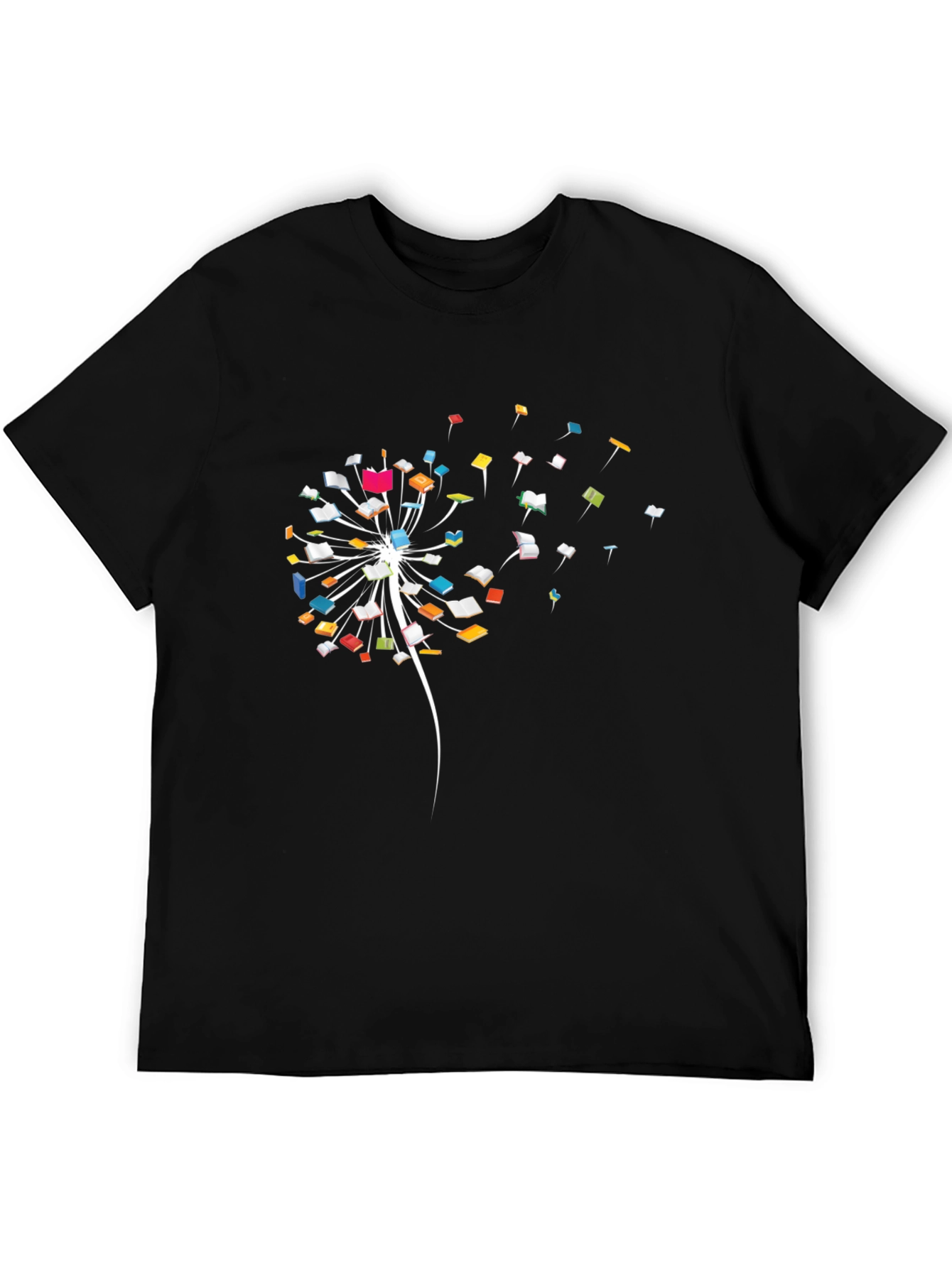 Dandelion Book T-Shirt - Unique Reading Inspired Tee