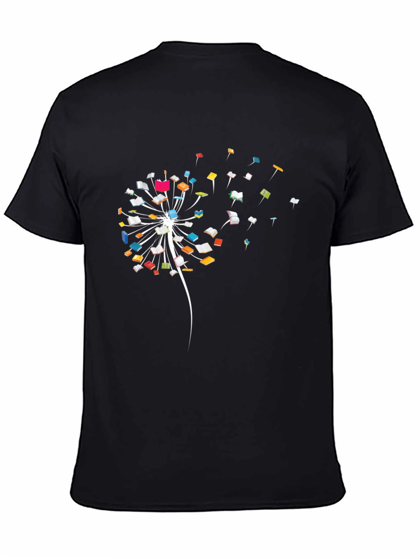 Dandelion Book T-Shirt - Unique Reading Inspired Tee
