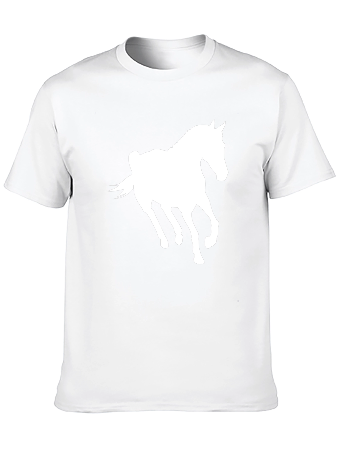 Black Horse Graphic Tee - Stylish Casual Wear