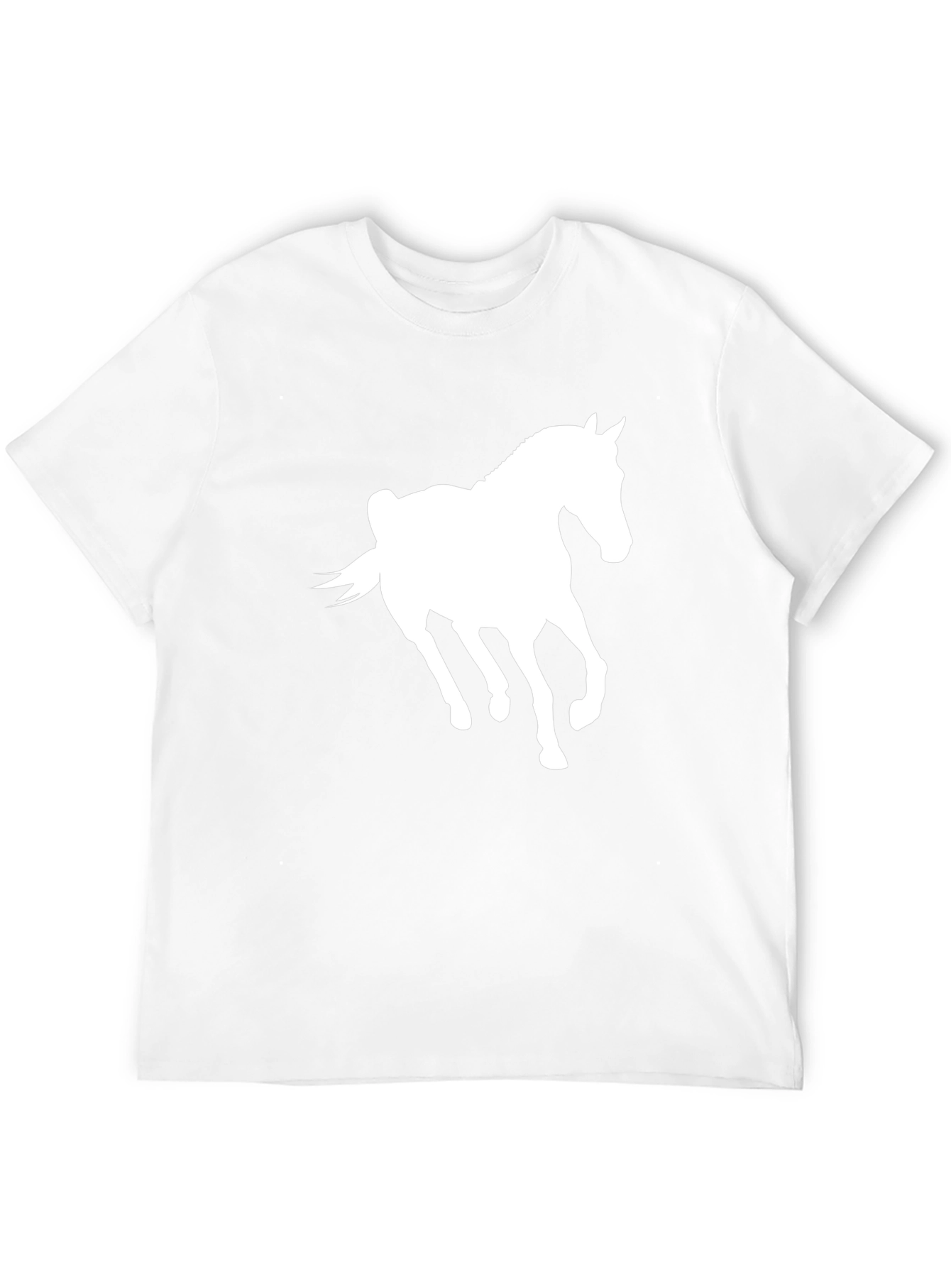 Black Horse Graphic Tee - Stylish Casual Wear