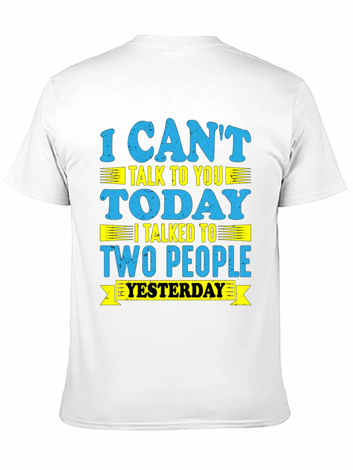 Funny I Cant Talk Today Graphic Tee
