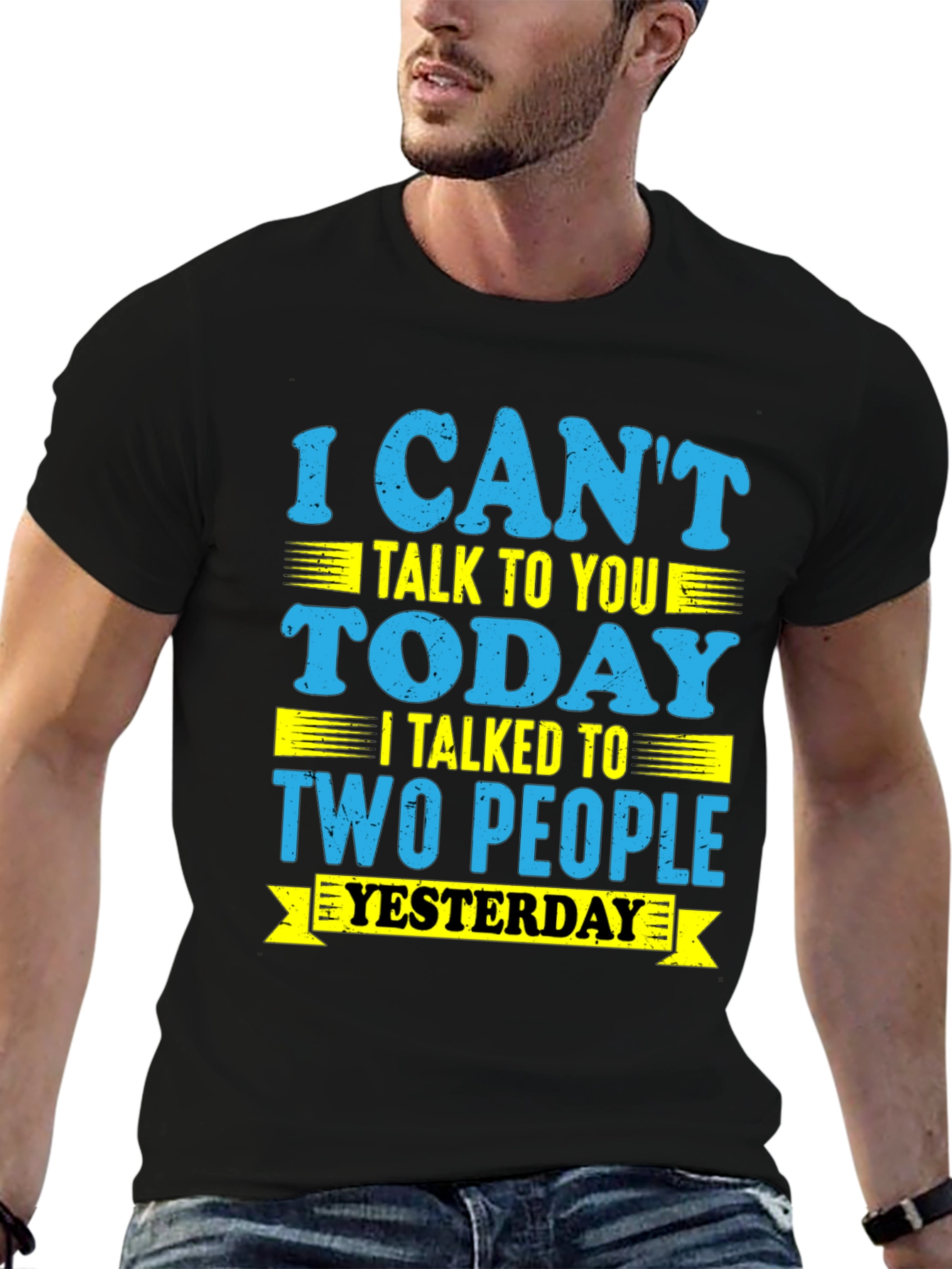 Funny I Cant Talk Today Graphic Tee