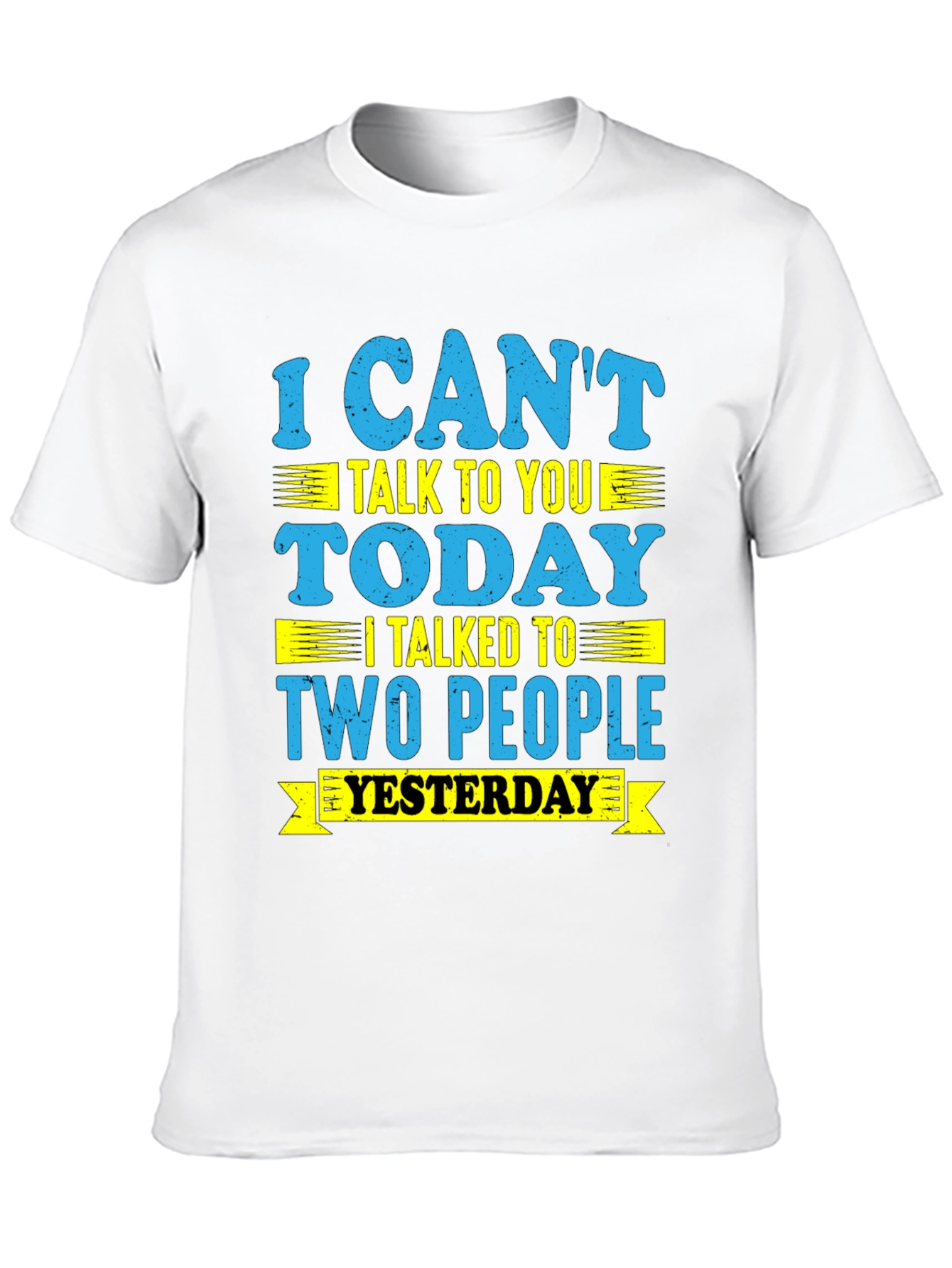 Funny I Cant Talk Today Graphic Tee