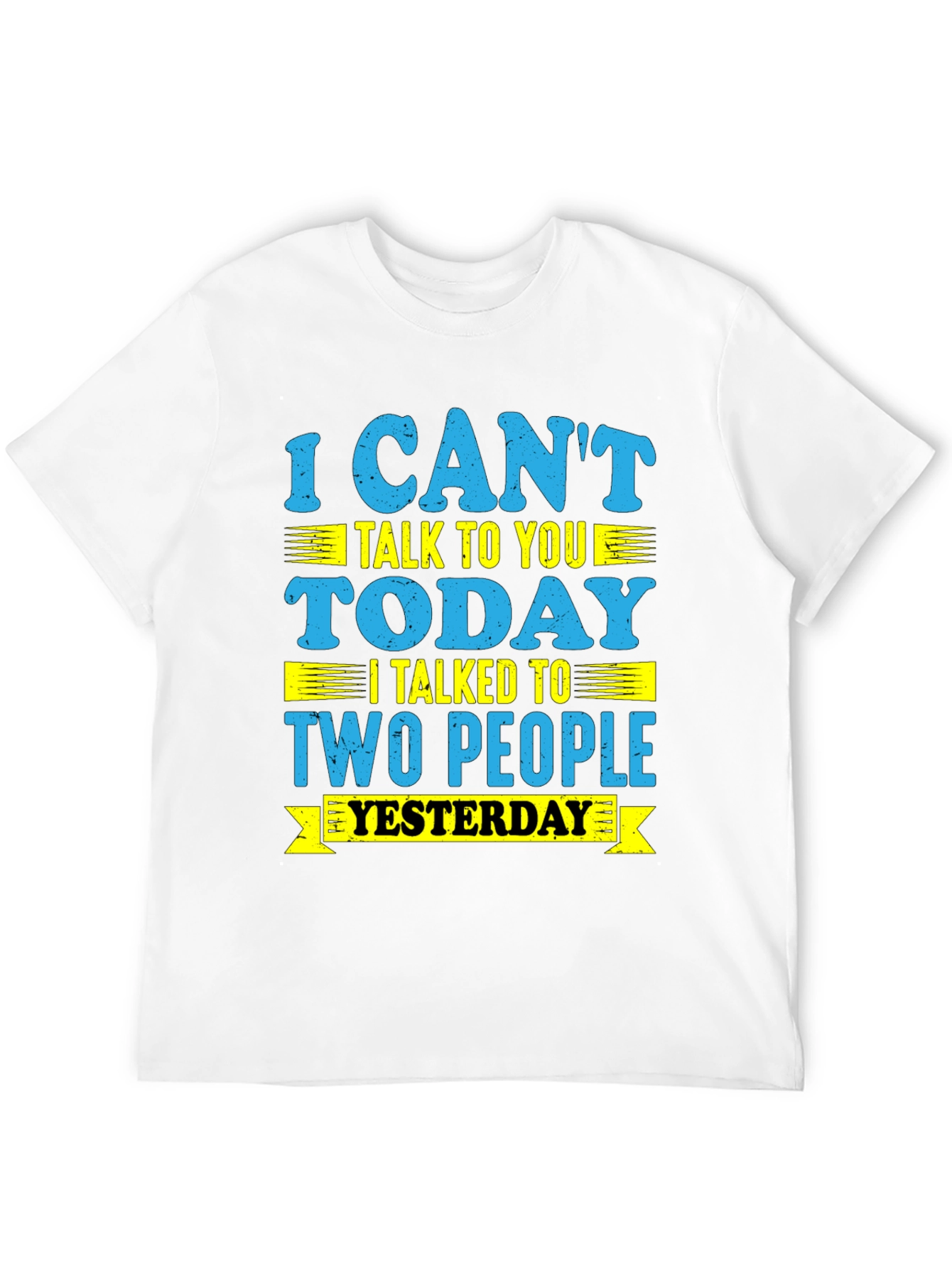 Funny I Cant Talk Today Graphic Tee