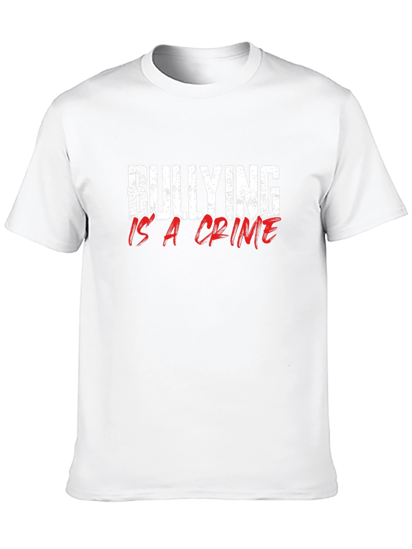 Bullying is a Crime Graphic T-Shirt - Black