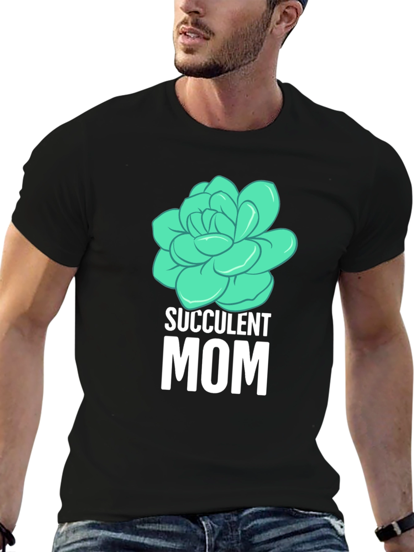 Succulent Mom Graphic T-Shirt