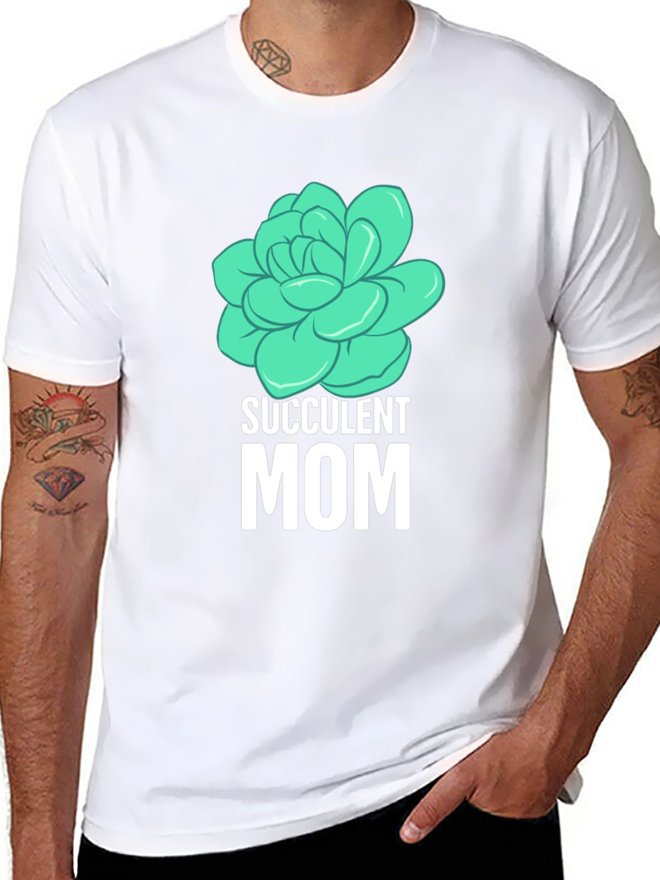 Succulent Mom Graphic T-Shirt