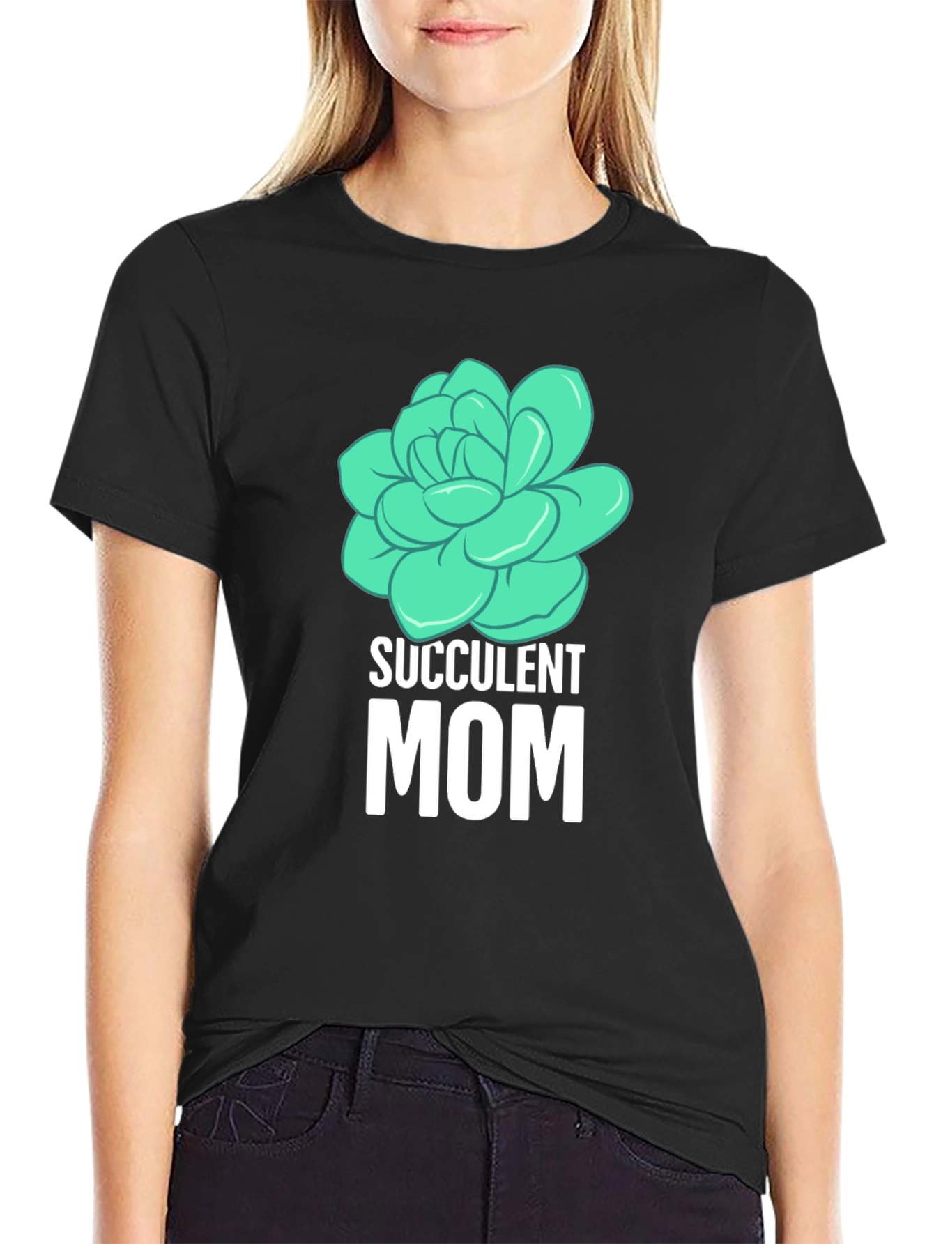 Succulent Mom Graphic T-Shirt