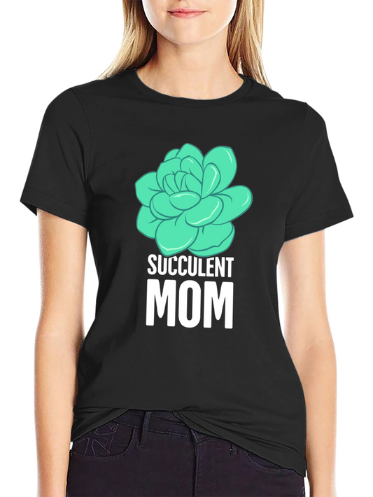 Succulent Mom Graphic T-Shirt
