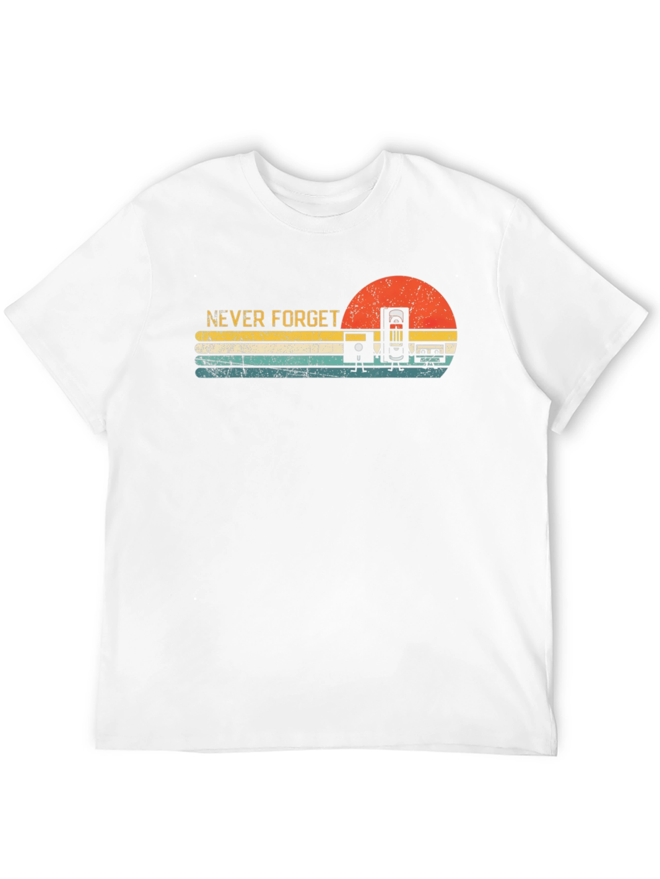 Retro Never Forget Cassette Tape T-Shirt