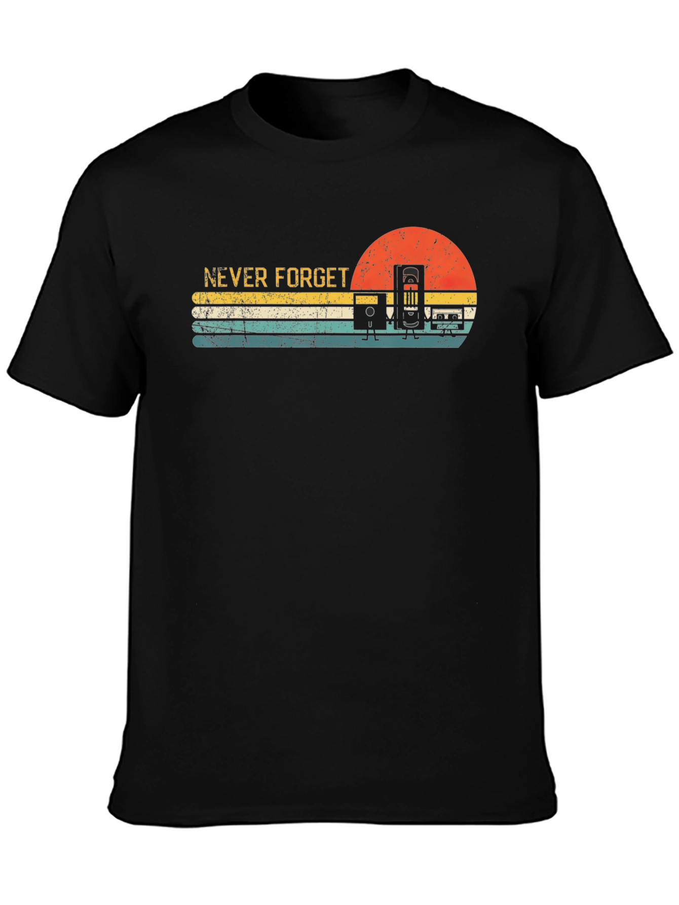 Retro Never Forget Cassette Tape T-Shirt