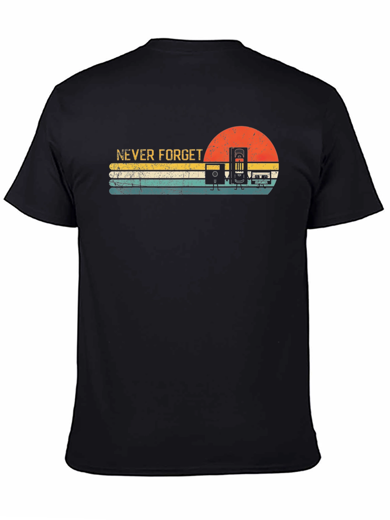 Retro Never Forget Cassette Tape T-Shirt