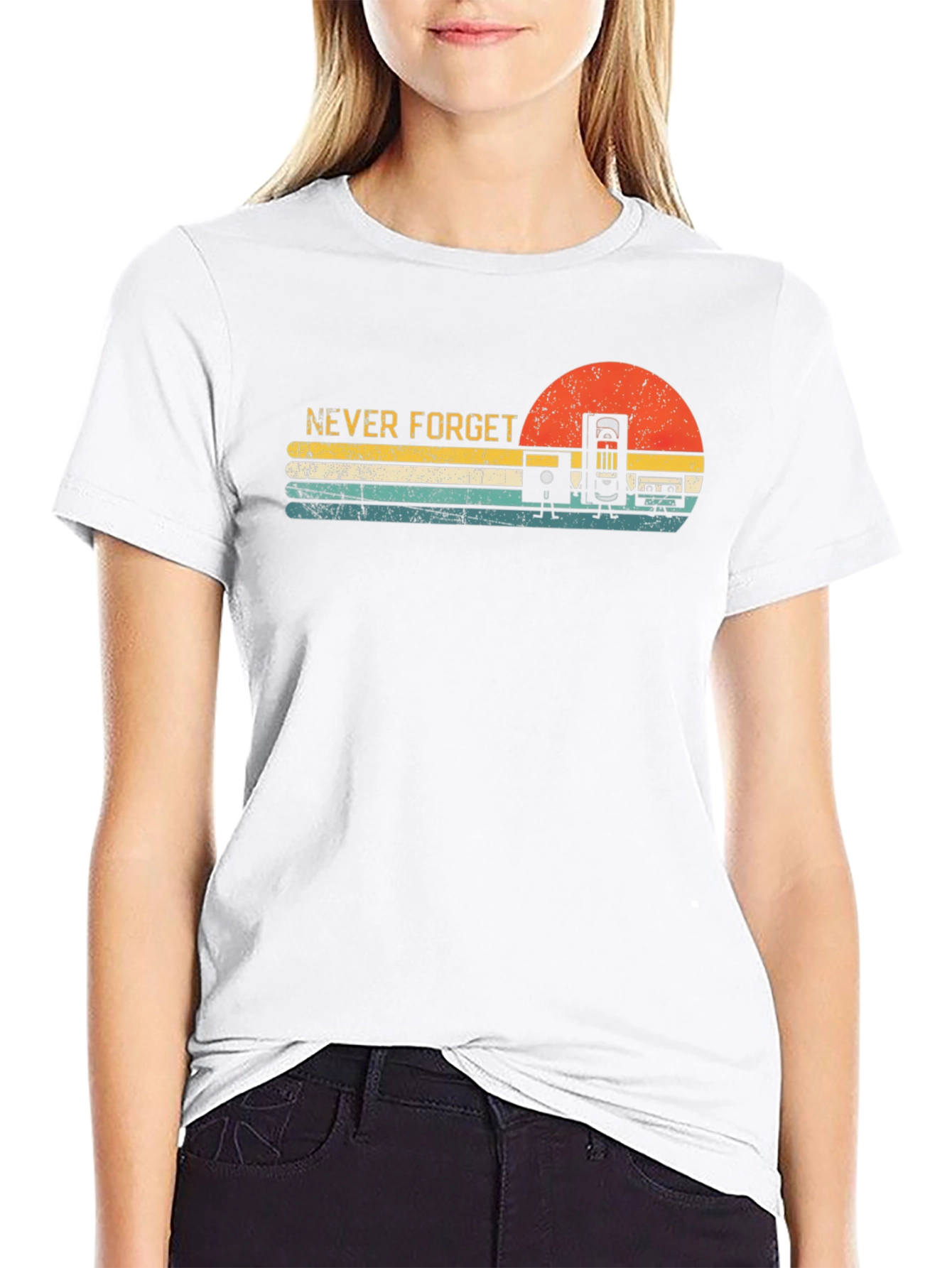 Retro Never Forget Cassette Tape T-Shirt