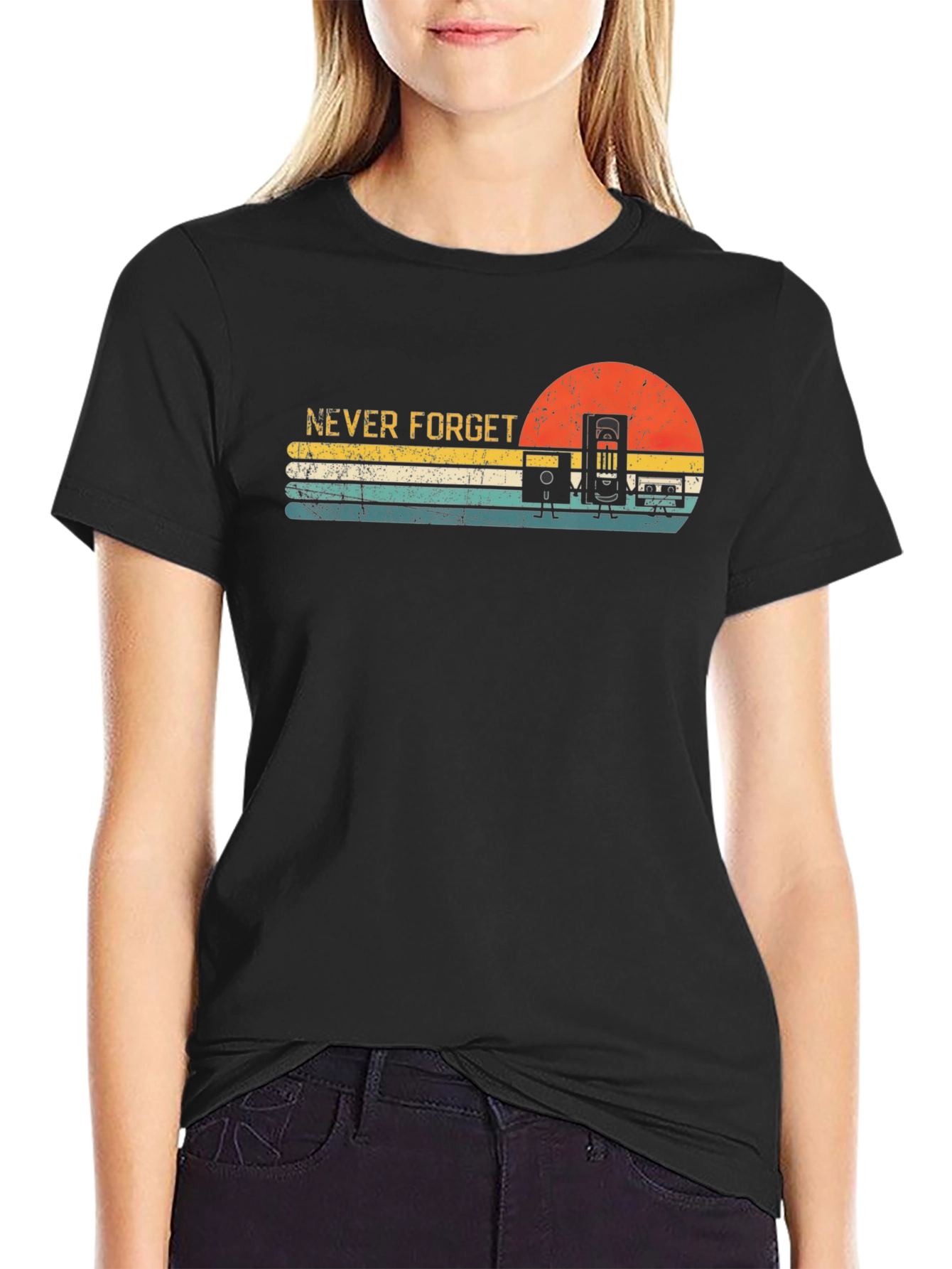 Retro Never Forget Cassette Tape T-Shirt