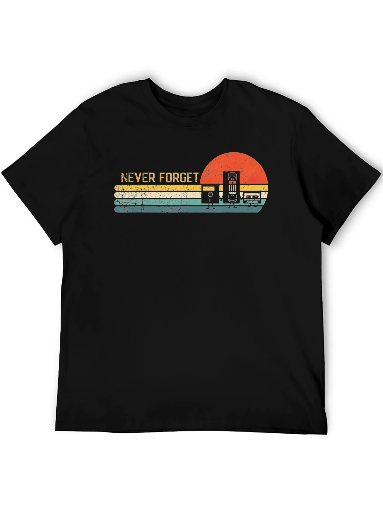 Retro Never Forget Cassette Tape T-Shirt